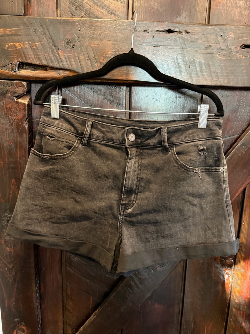 Sincerely Jules High Rise Black Denim Women’s Shorts
